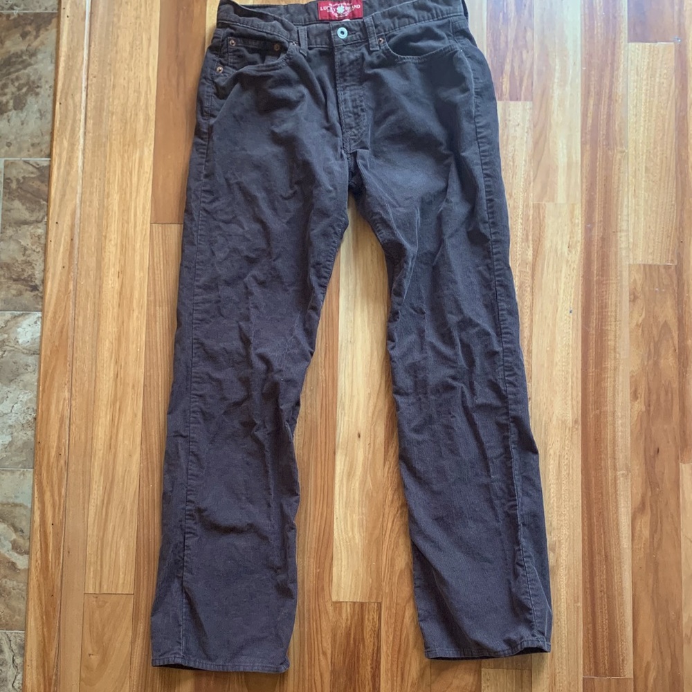 Lucky Brand Brown Cords 32x32